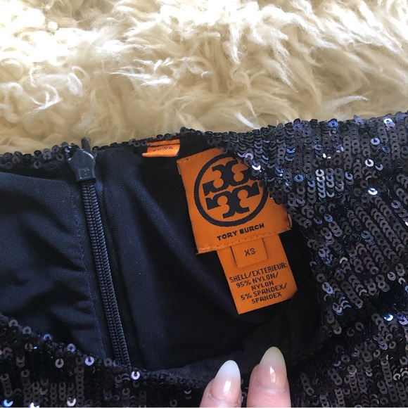 ✨Tory Burch Blue Sequin Mini Dress🌙 - Picture 2 of 4